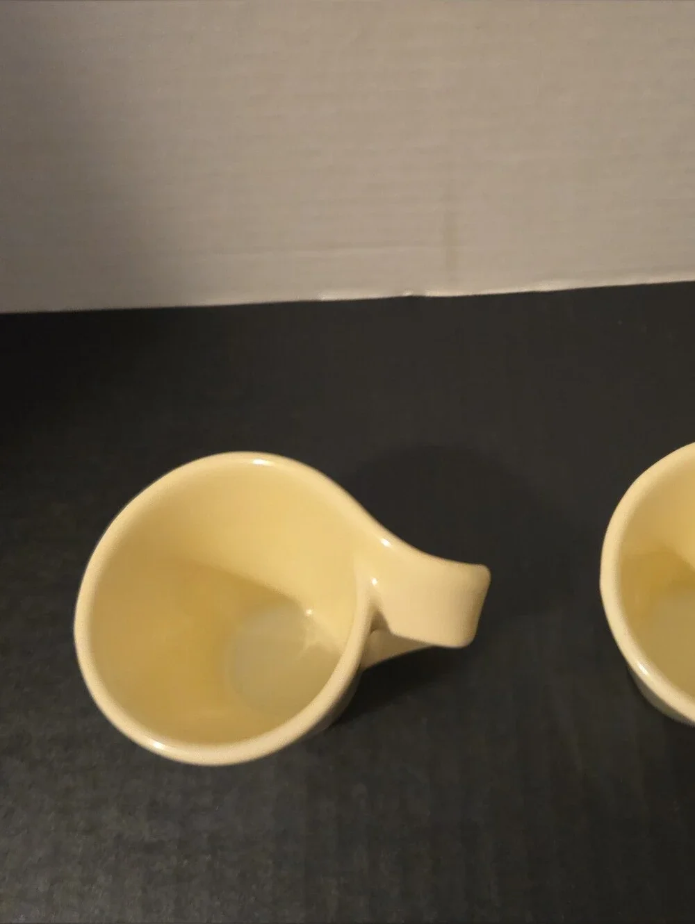 Villeroy & Boch New Wave Cream Espresso Demitasse Cups Mugs Set Of 2